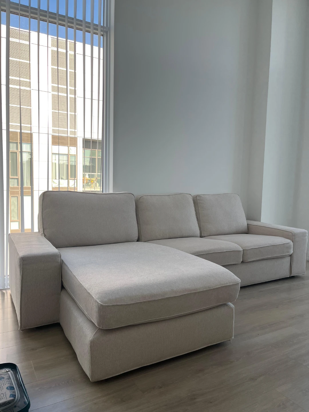 IKEA Kivik Sofa with Chaise - Beige