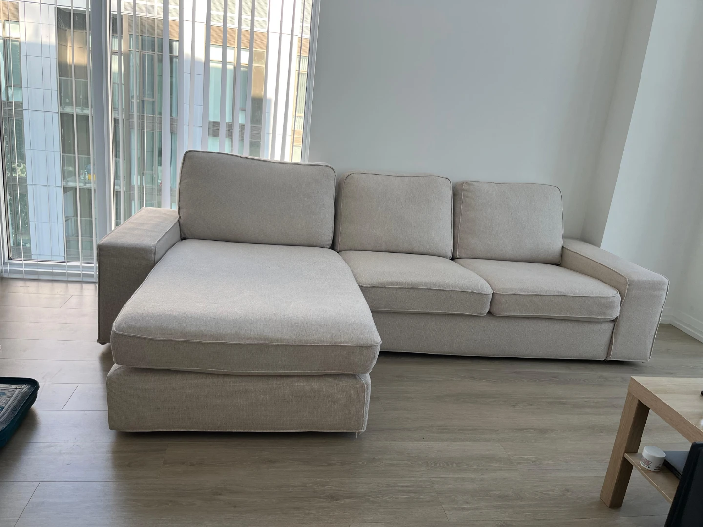 IKEA Kivik Sofa with Chaise - Beige - photo 3
