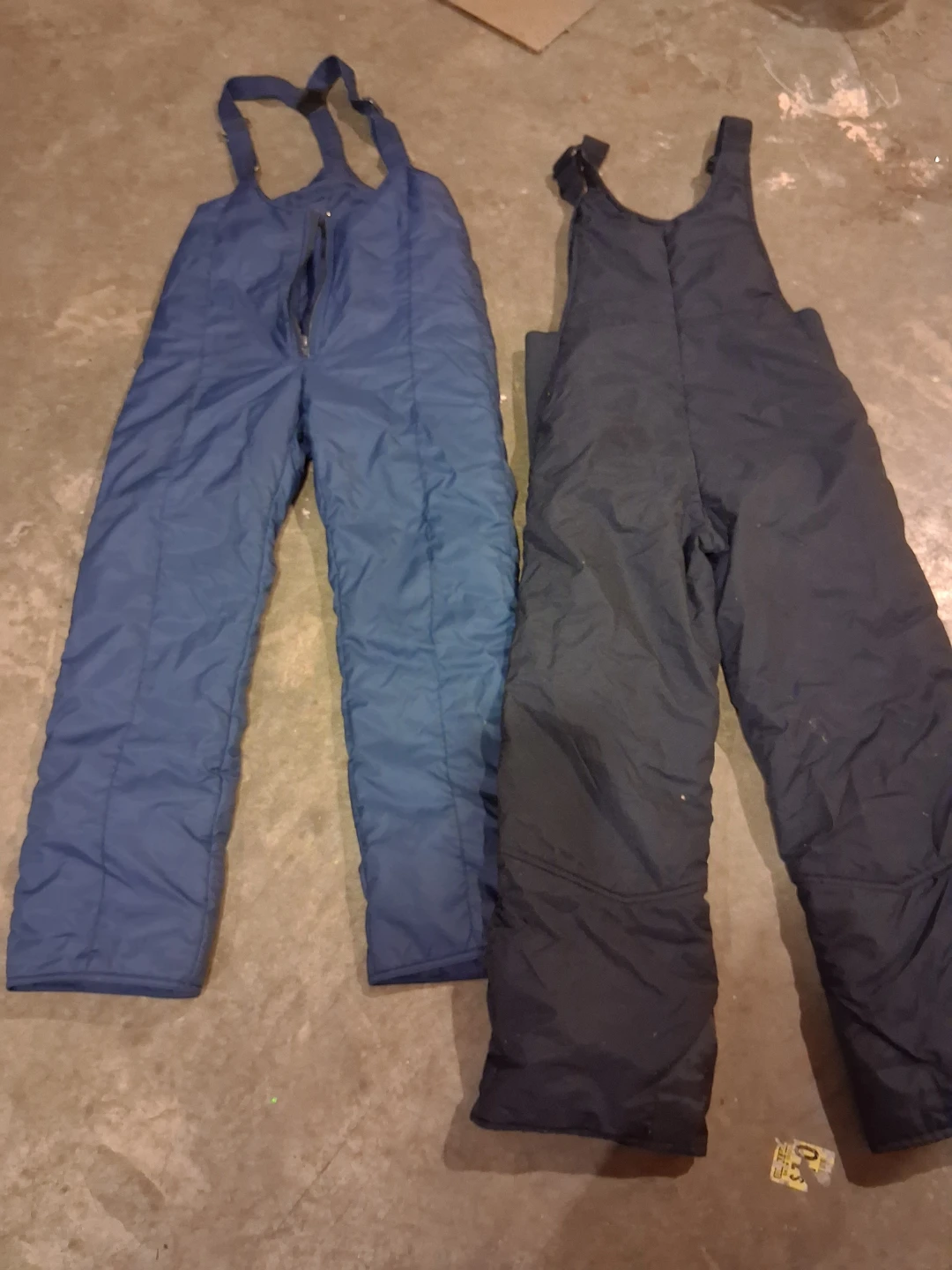 Blue and Black Snow Pants