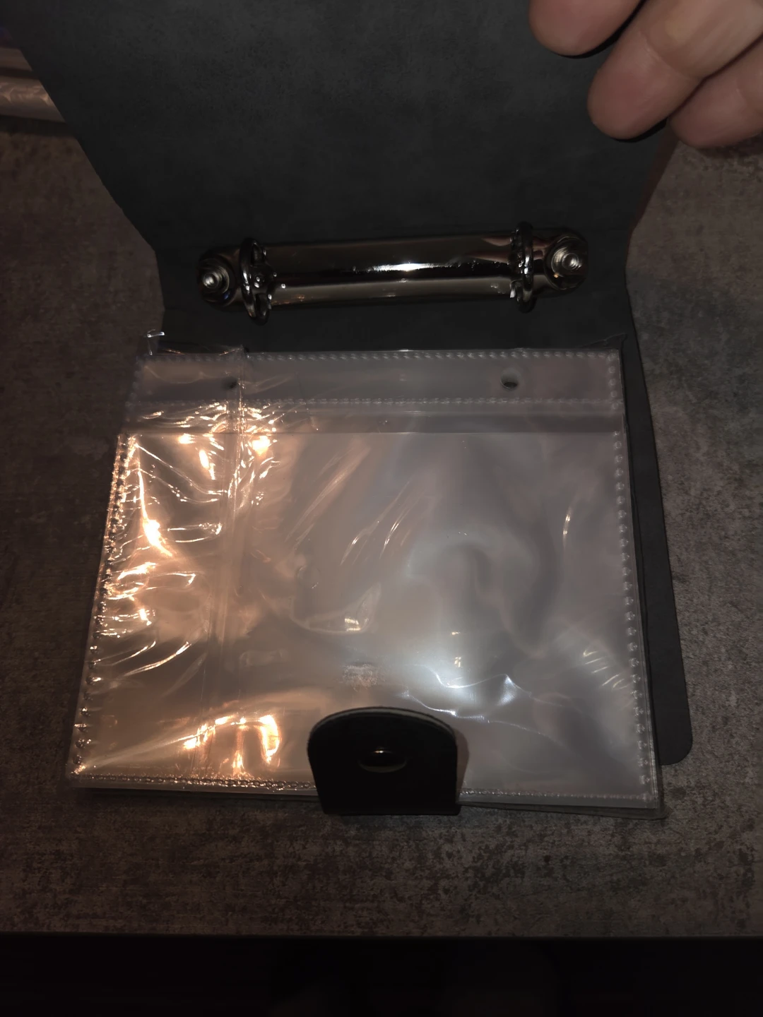 Gray Photo Album with Sleeves - photo 2