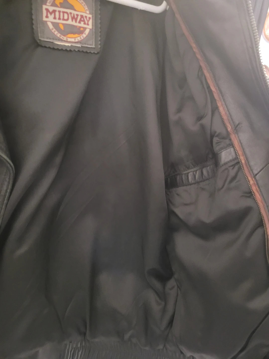 Vintage leather bomber - photo 2