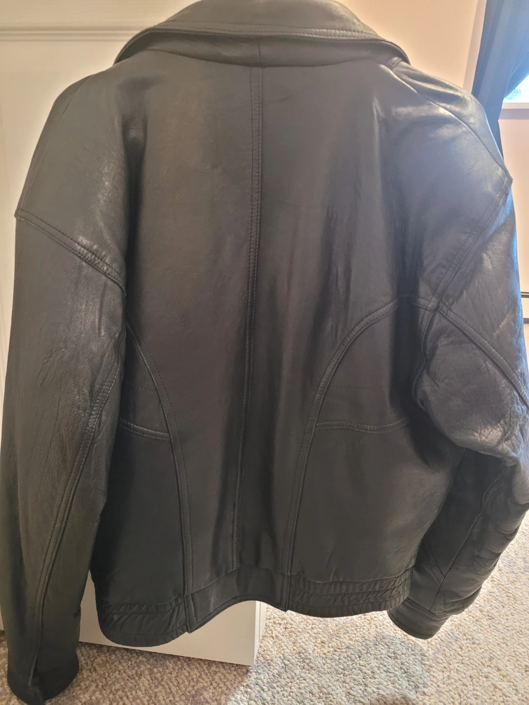 Vintage leather bomber - photo 3