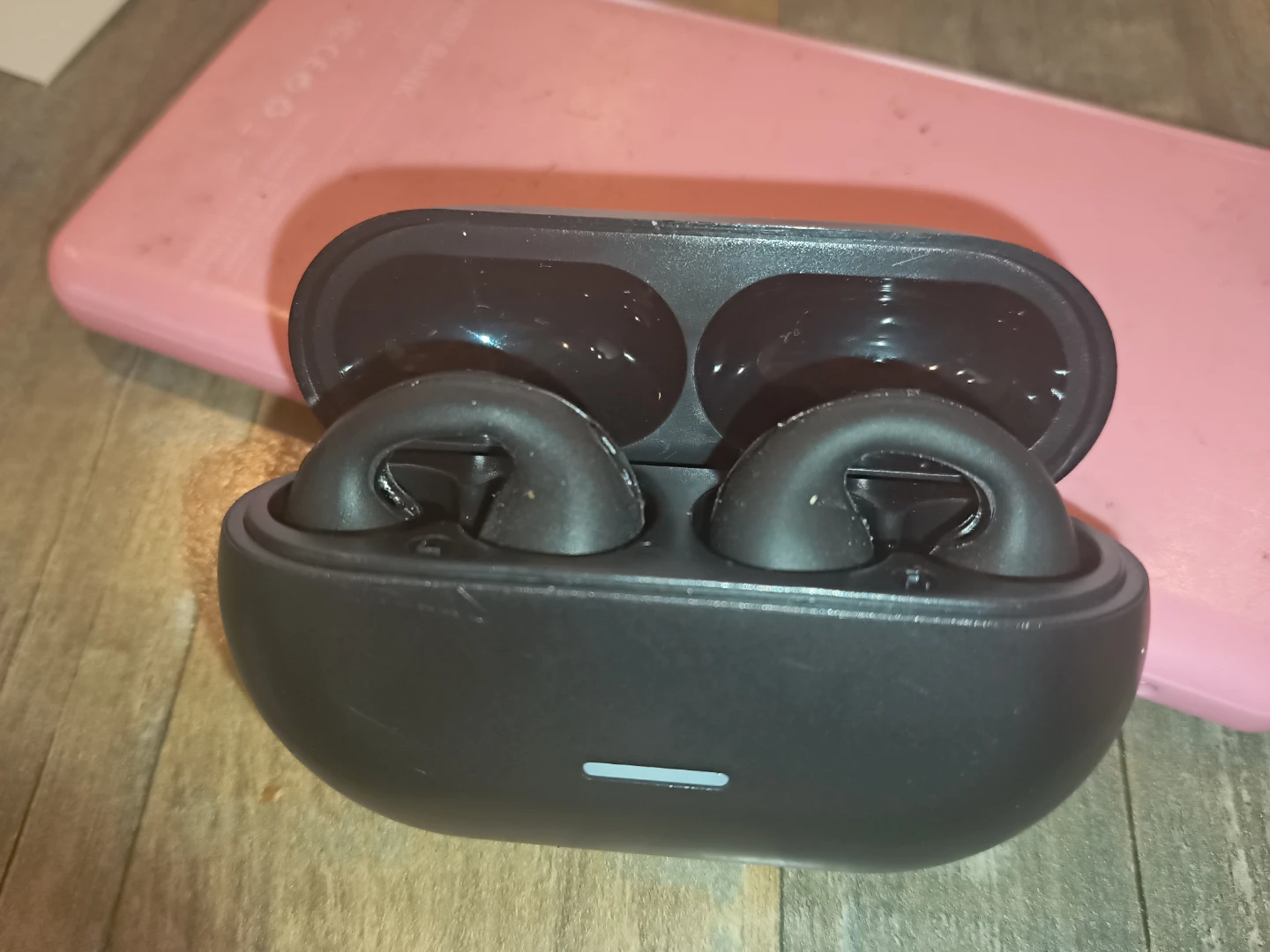 Black Wireless Earbuds in Case