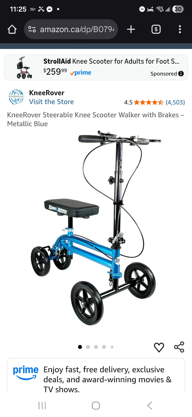 KneeRover- Metallic Blue - photo 2