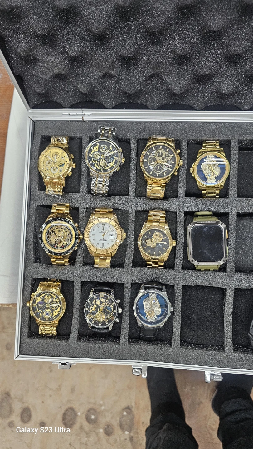 Assorted Men's Watches in Case
