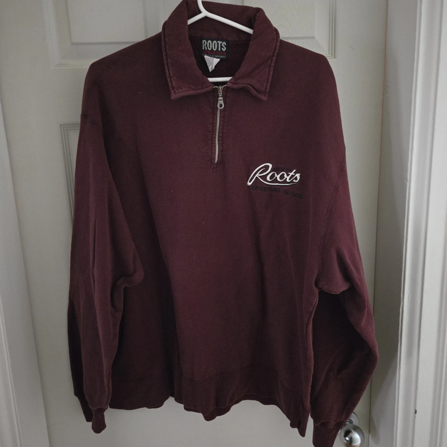 Roots Athletics 1/4 Zip Pullover - L/G