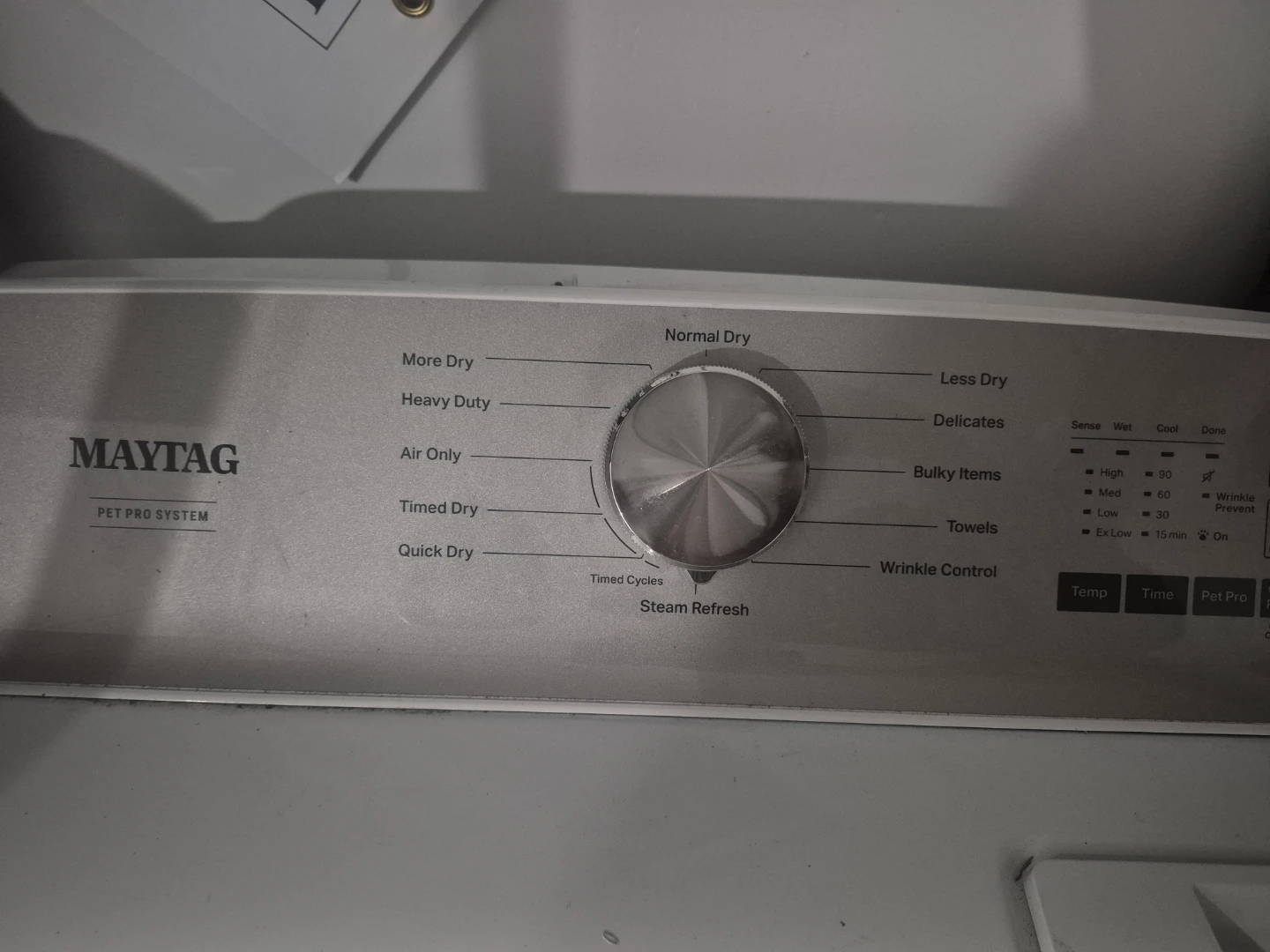 Maytag YMED6500MW Dryer - photo 3