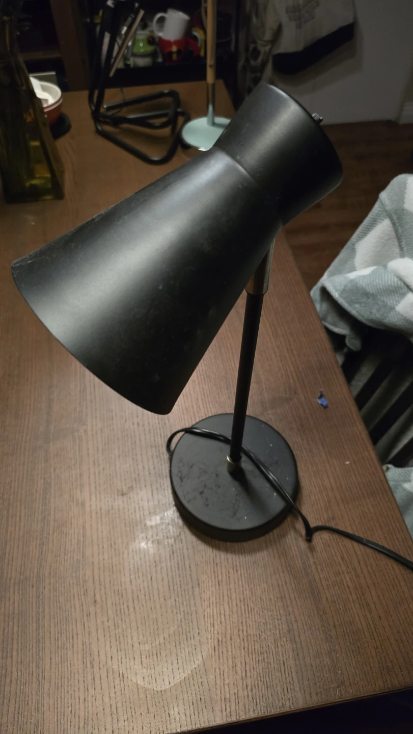Black Adjustable Desk Lamp