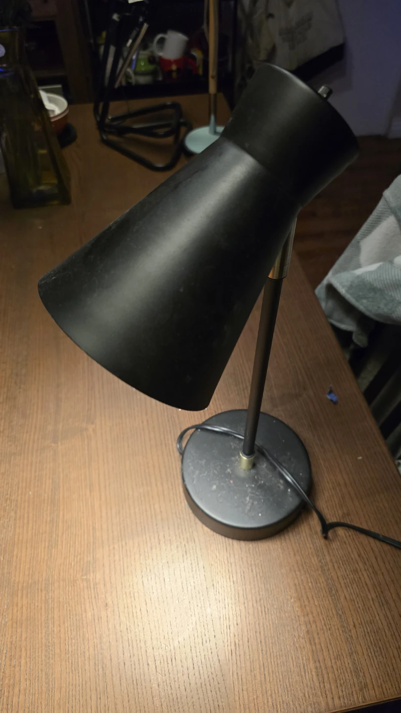 Black Adjustable Desk Lamp - photo 2