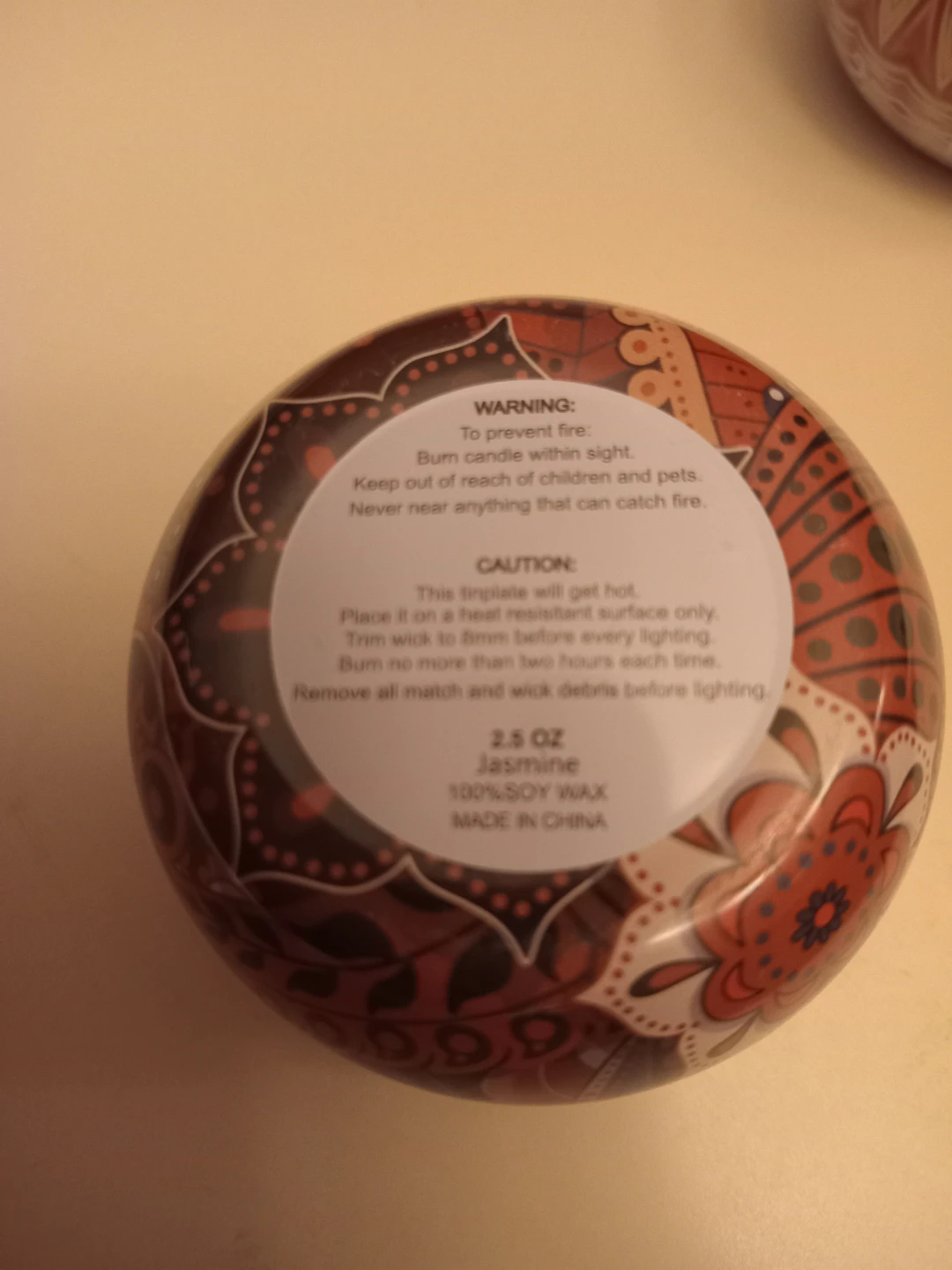 Scented Jasmine Soy Wax Candles, 2.5 oz candles - photo 3