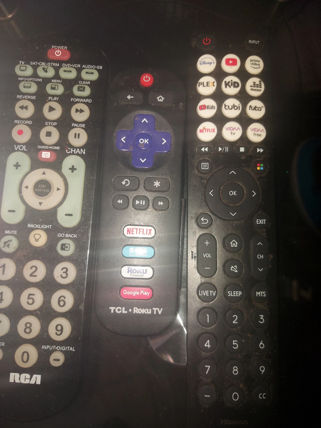 TV Remotes: RCA, TCL Roku TV, Hisense - photo 2