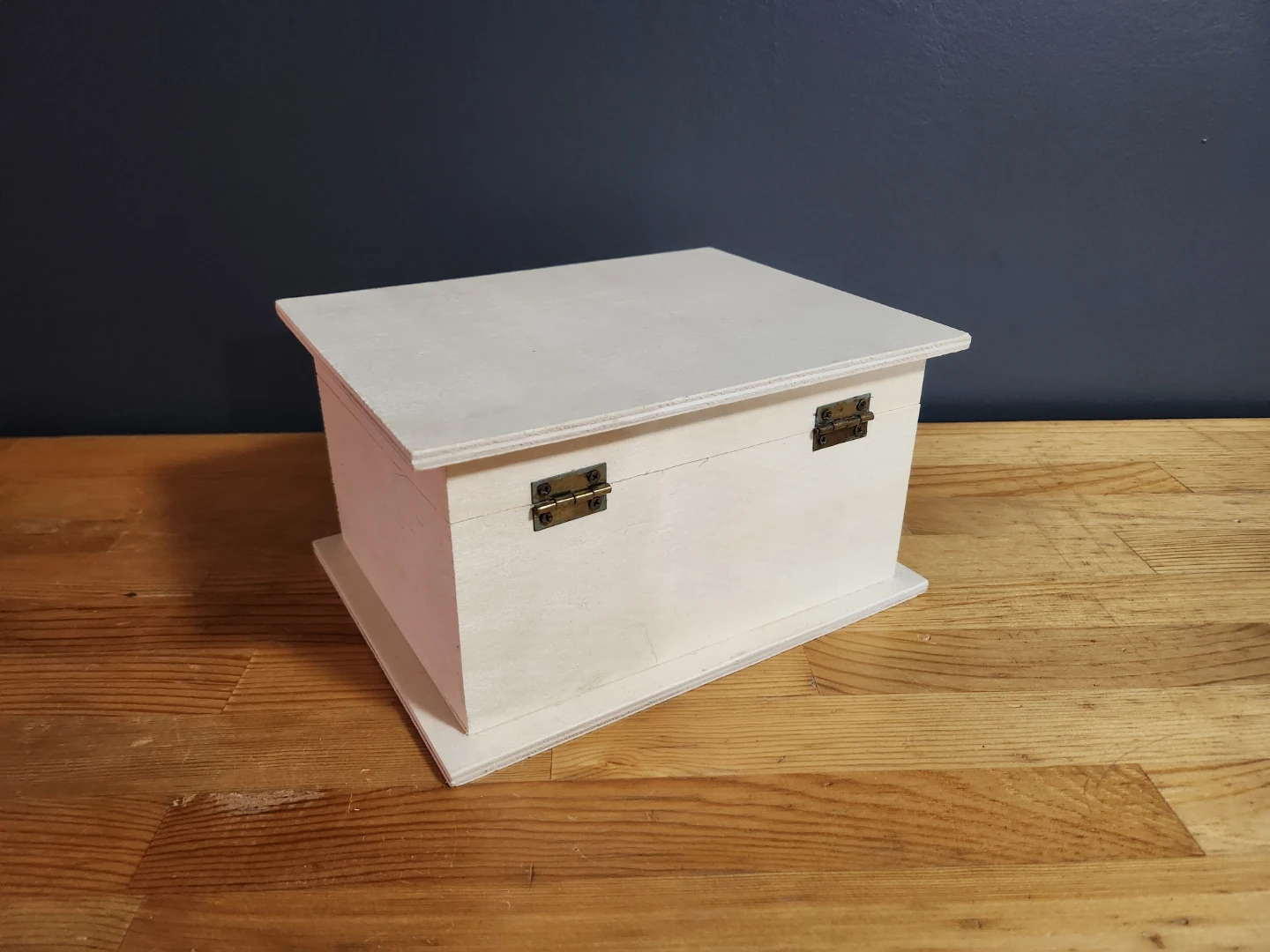 Wooden Box with Clasp - Unfinished - photo 3