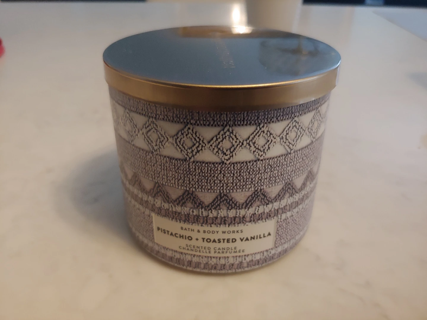 New Bath & Body Works Pistachio + Toasted Vanilla Candle