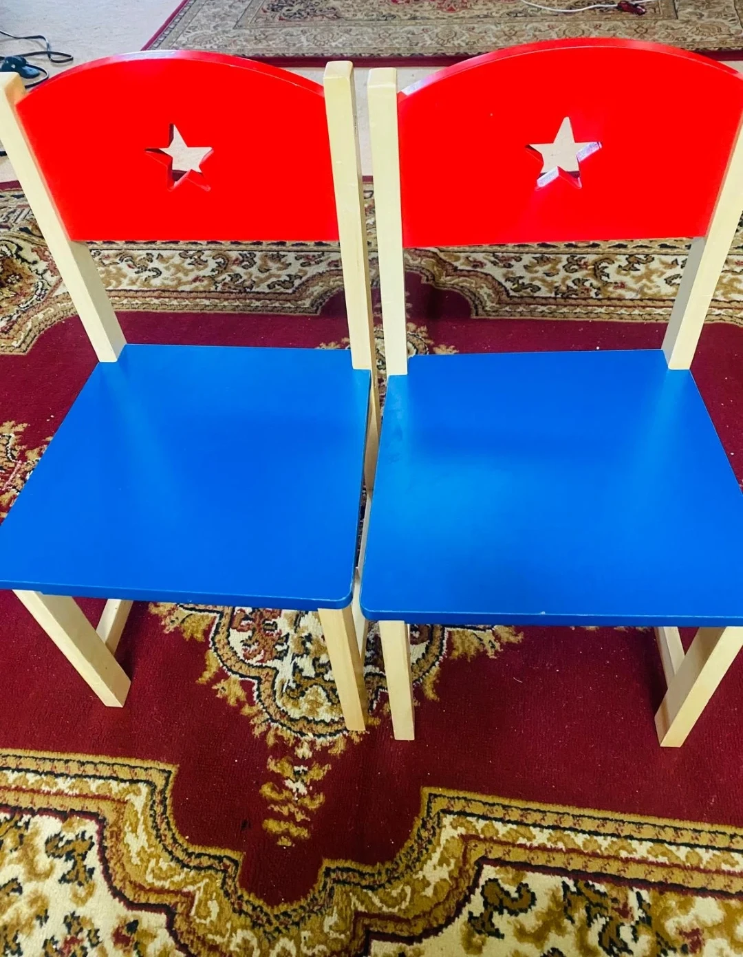 KidKraft Kids  Chairs - Red/Blue