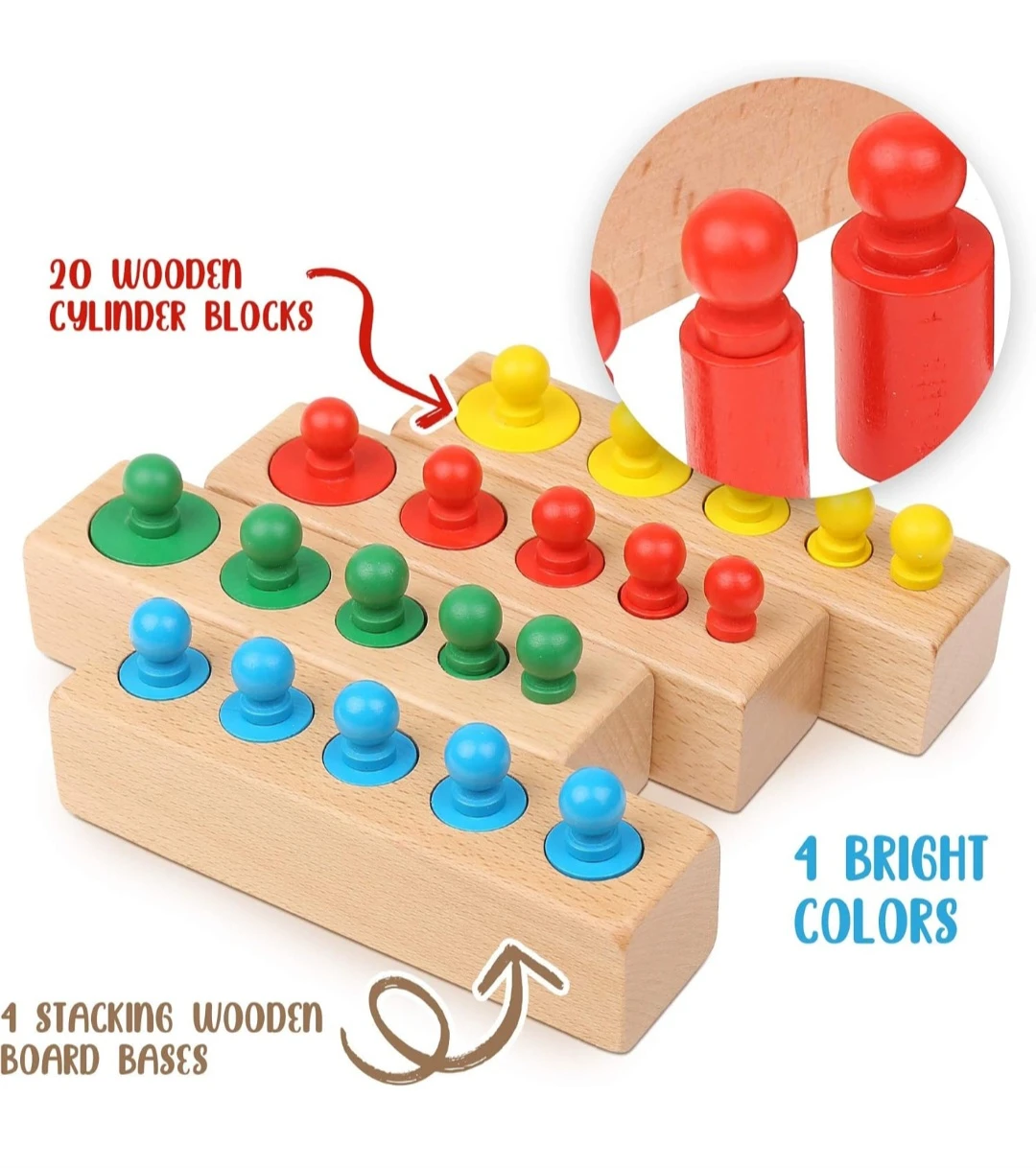 Boxiki Kids Montessori Toys | Wooden Blocks | Wooden Puzzle....