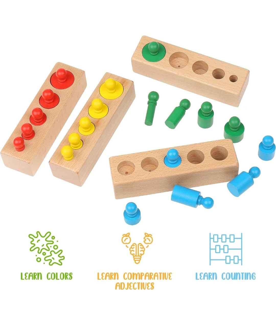 Boxiki Kids Montessori Toys | Wooden Blocks | Wooden Puzzle.... - photo 5