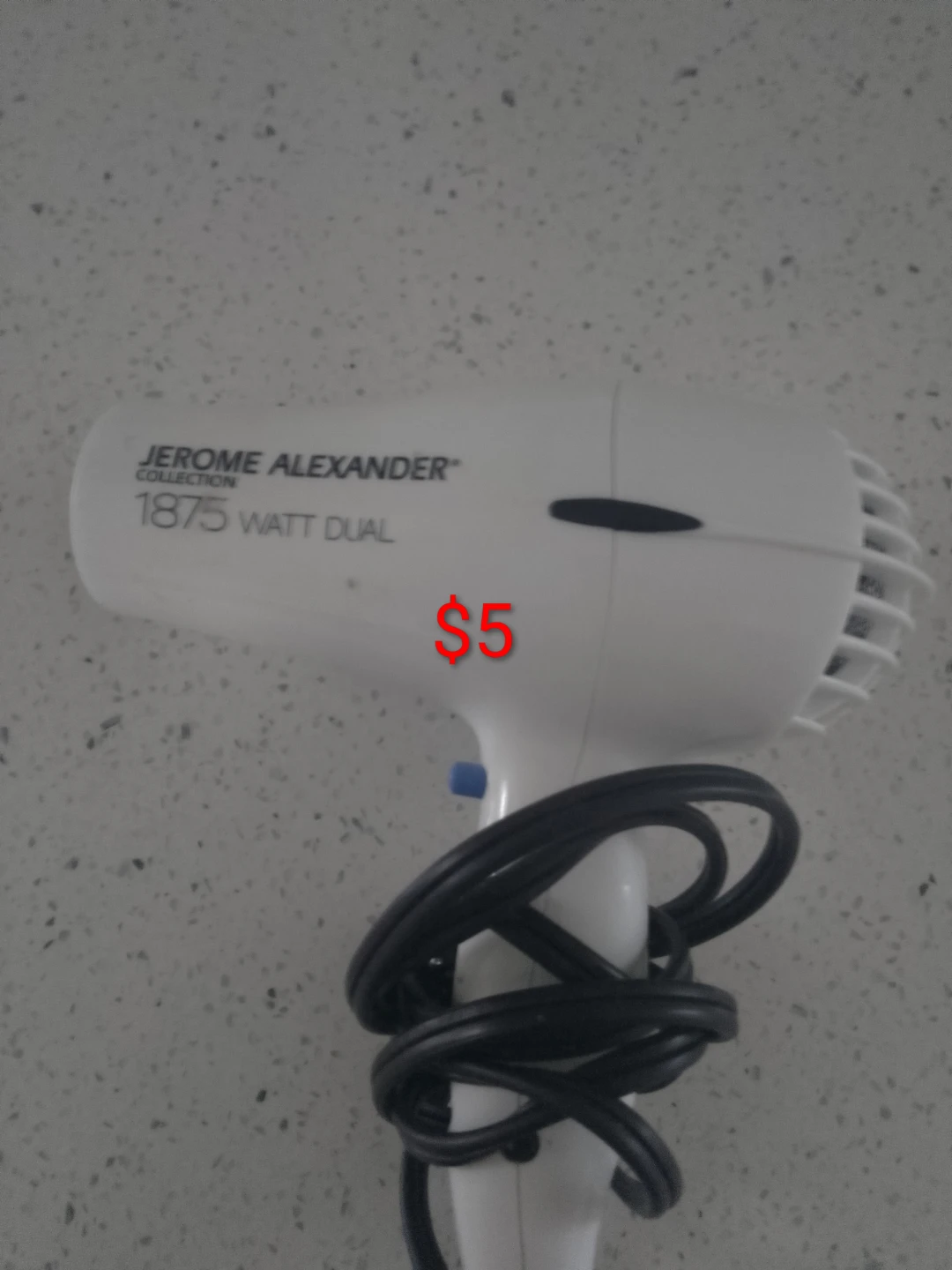 Jerome Alexander 1875 Watt Dual Hair Dryer