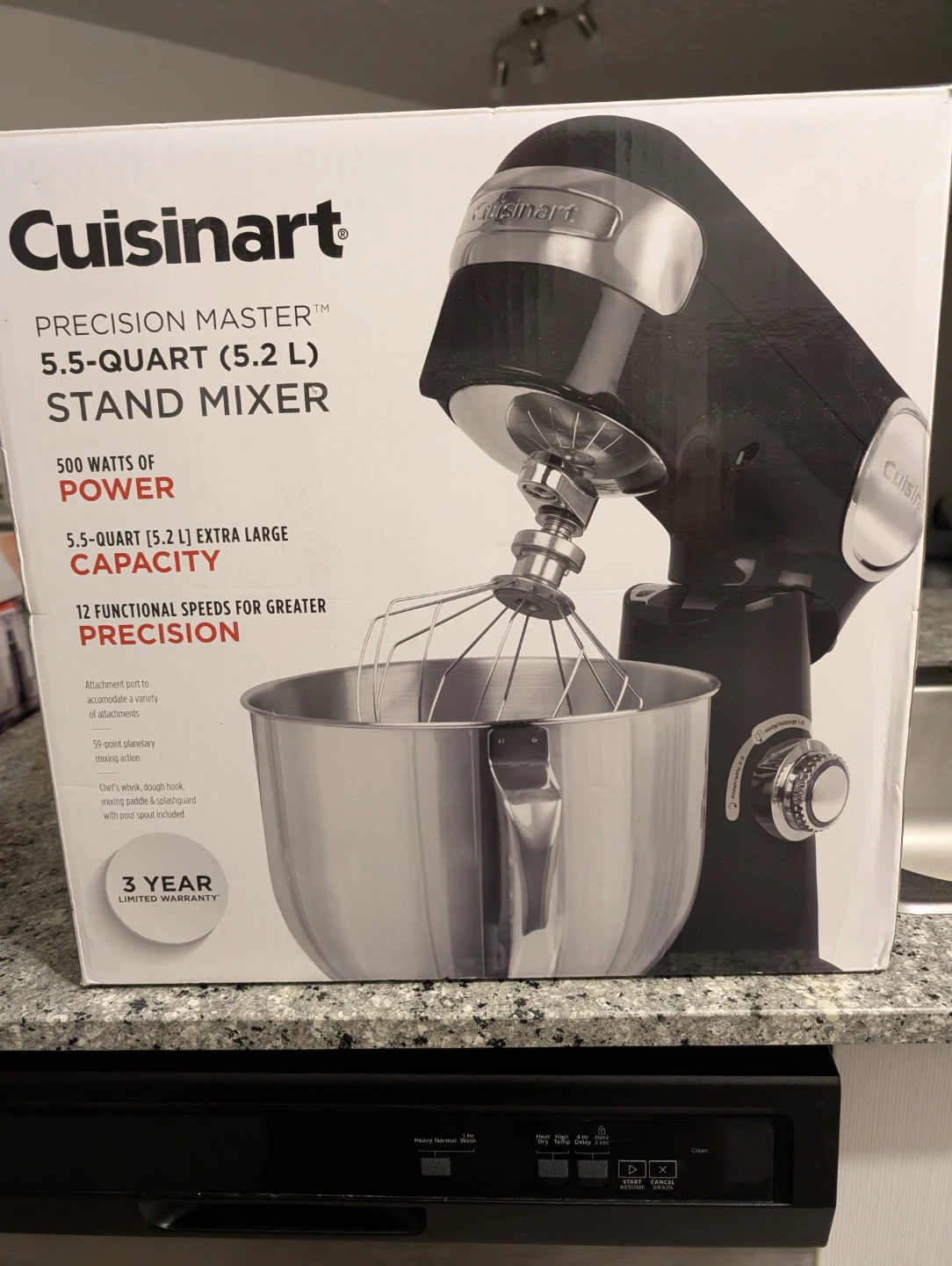 Cuisinart Precision Master 5.5-Quart Stand Mixer