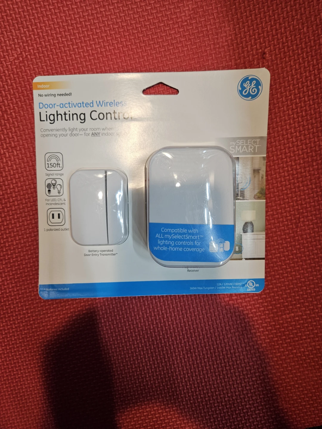 GE Door-activated Wireless Lighting Control