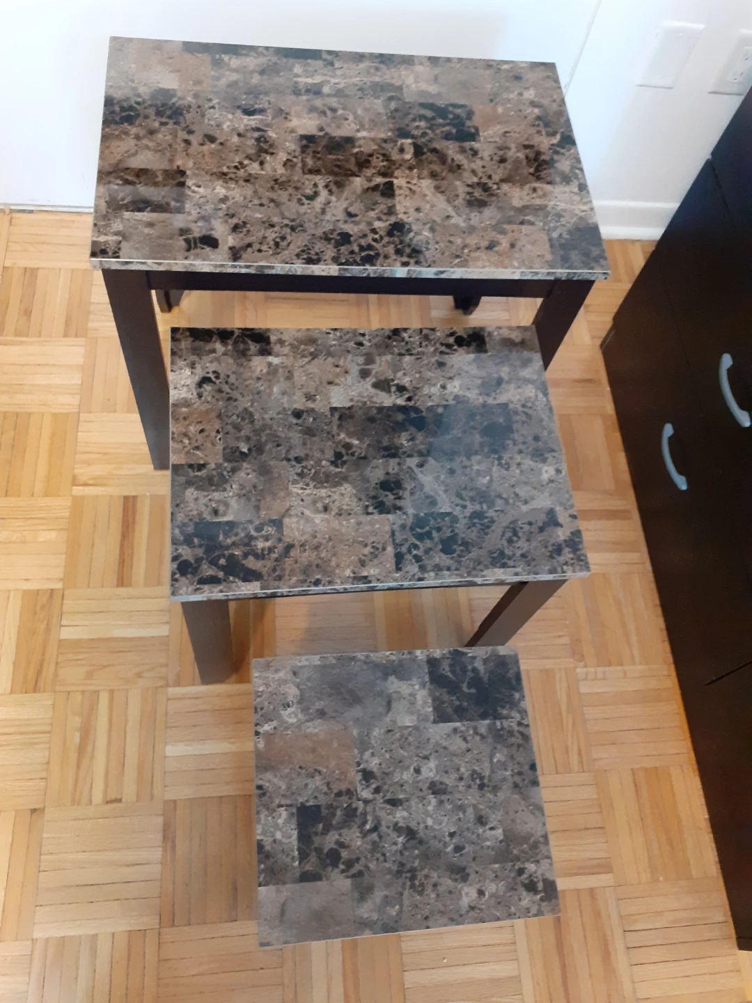 Nesting Coffee Tables - Marble Top