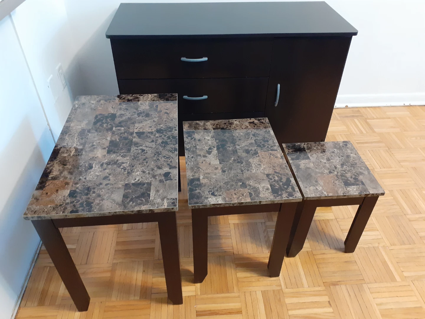 Nesting Coffee Tables - Marble Top - photo 2