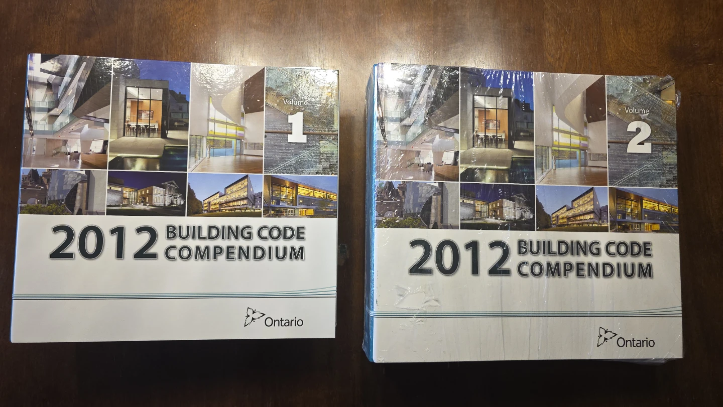 2012 Building Code Compendium Volumes 1 & 2 Ontario