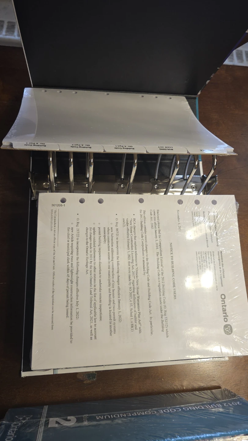 2012 Building Code Compendium Volumes 1 & 2 Ontario - photo 2