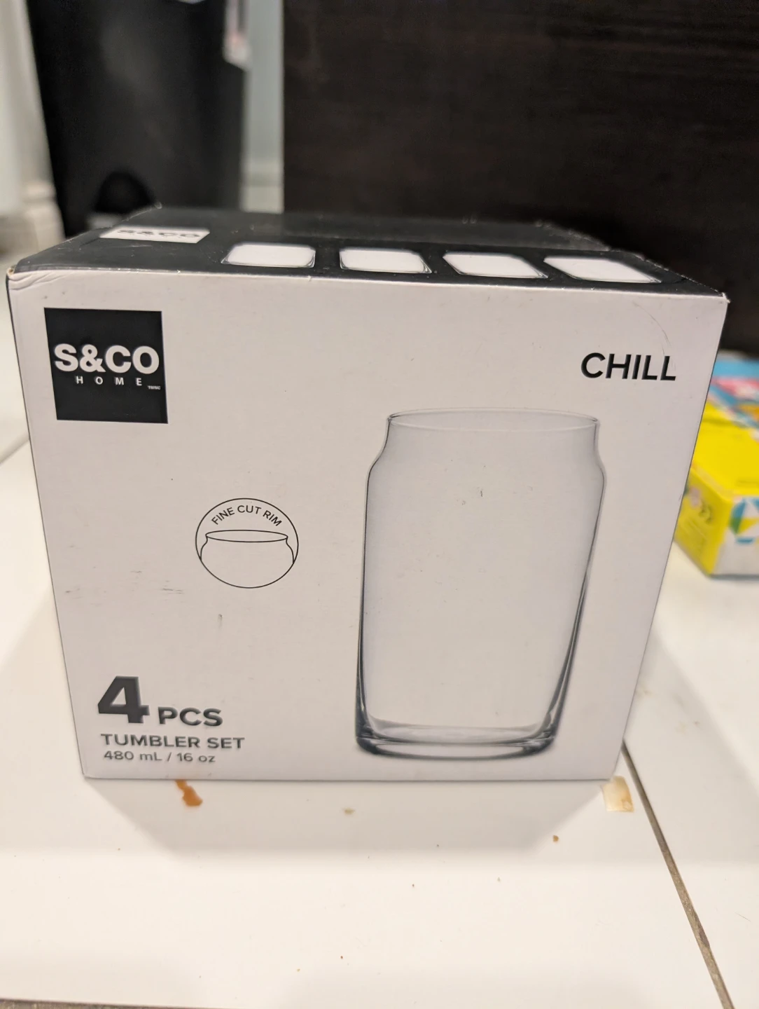 S&CO Home Chill Tumbler Set - 4 Pieces - New