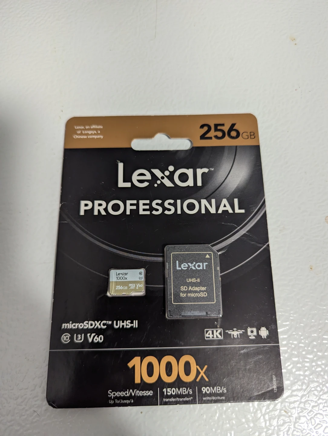 Lexar Professional 256GB MicroSDXC UHS-II 1000x