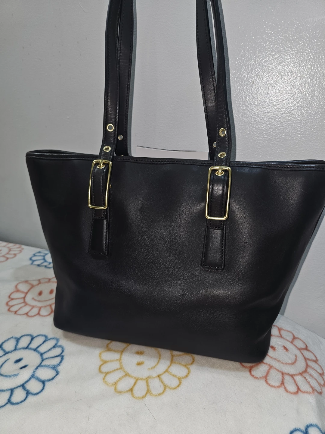 Coach Black Leather Tote Bag - photo 2