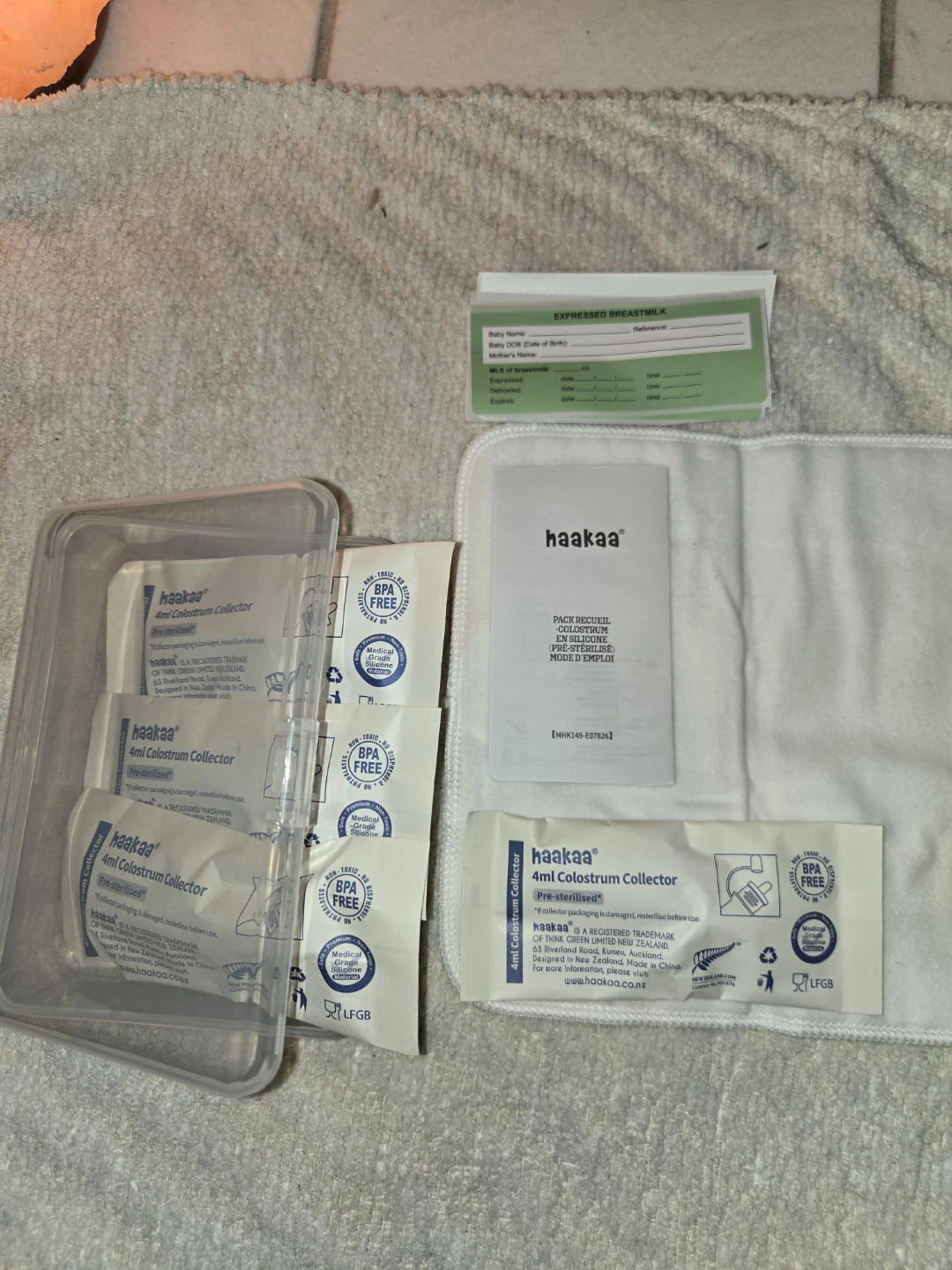 Haakaa 4ml Colostrum Collectors (Set of 4) New & Unopened