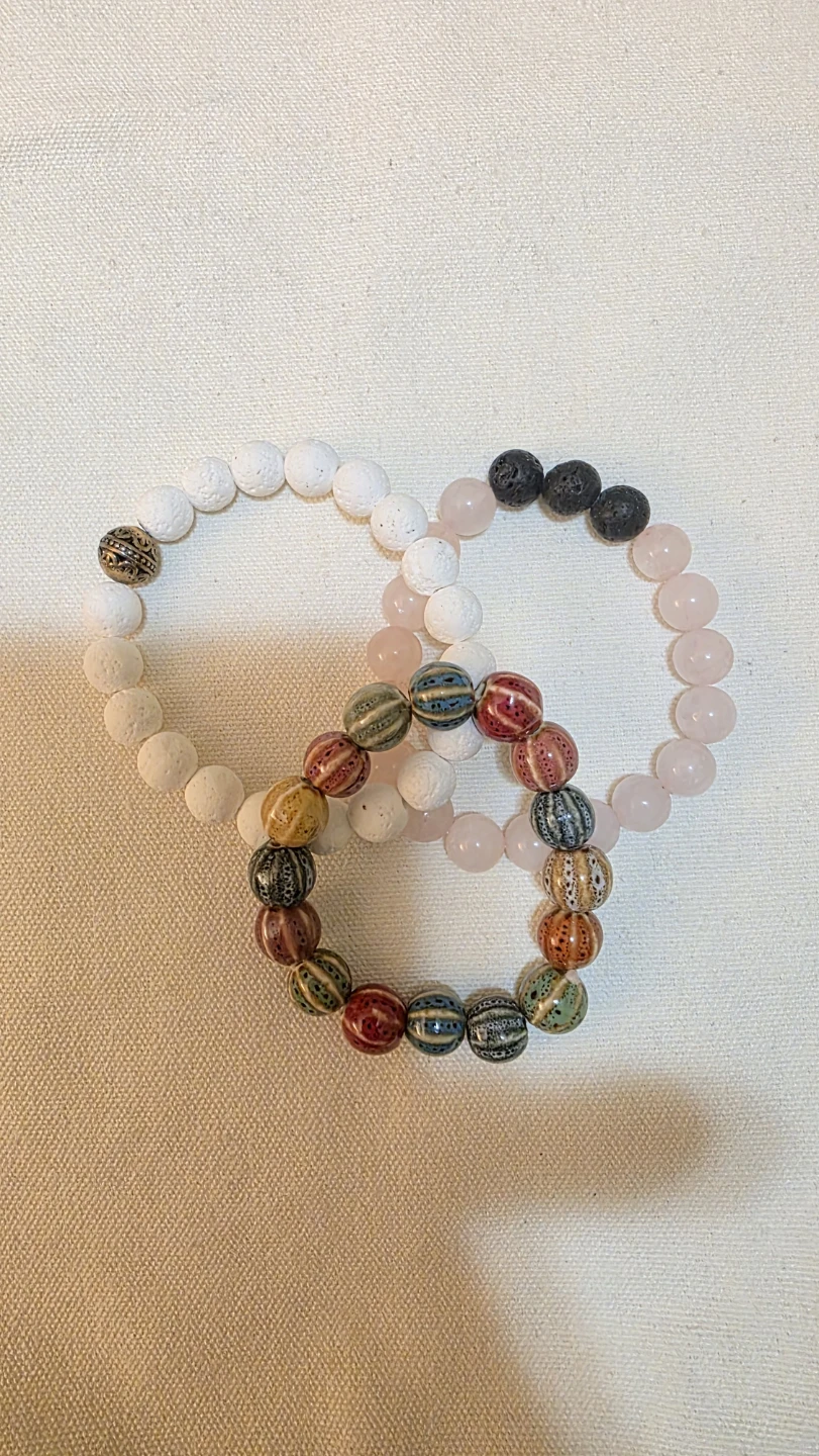 Set of 3 Beaded Bracelets - new.