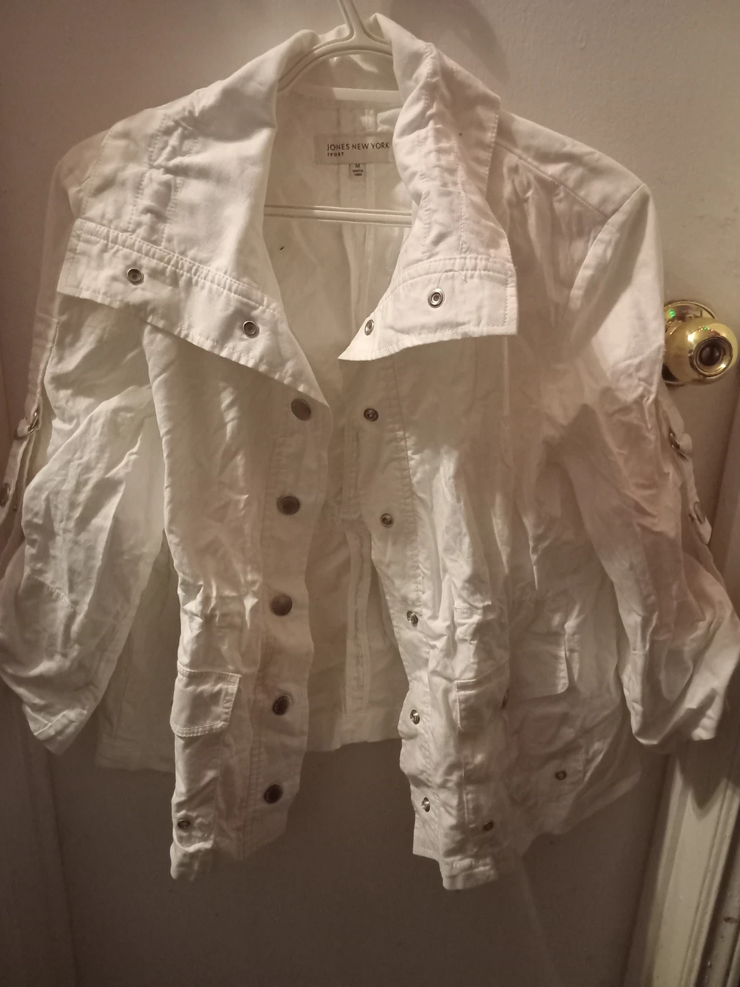 Jones New York Sport White Jacket - Size M