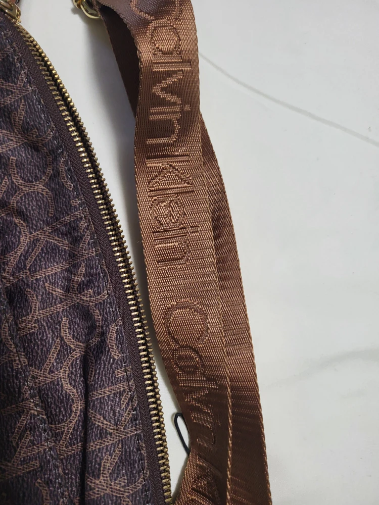 Calvin Klein Brown Monogram Crossbody Bag - photo 2