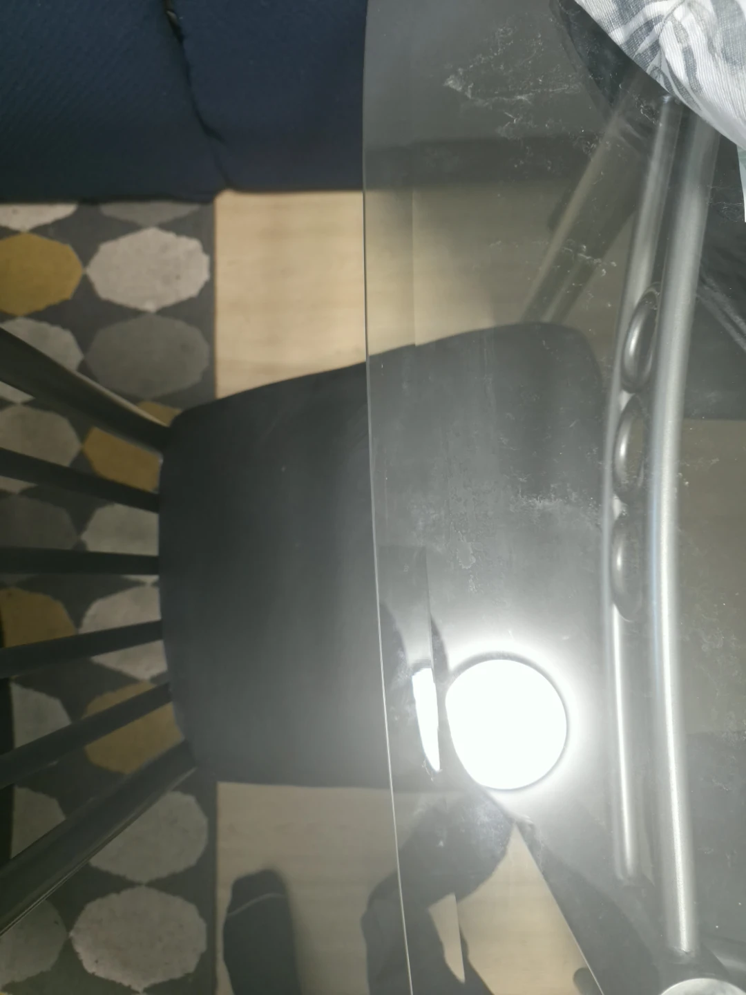 Dining Table with Glass Top - photo 2