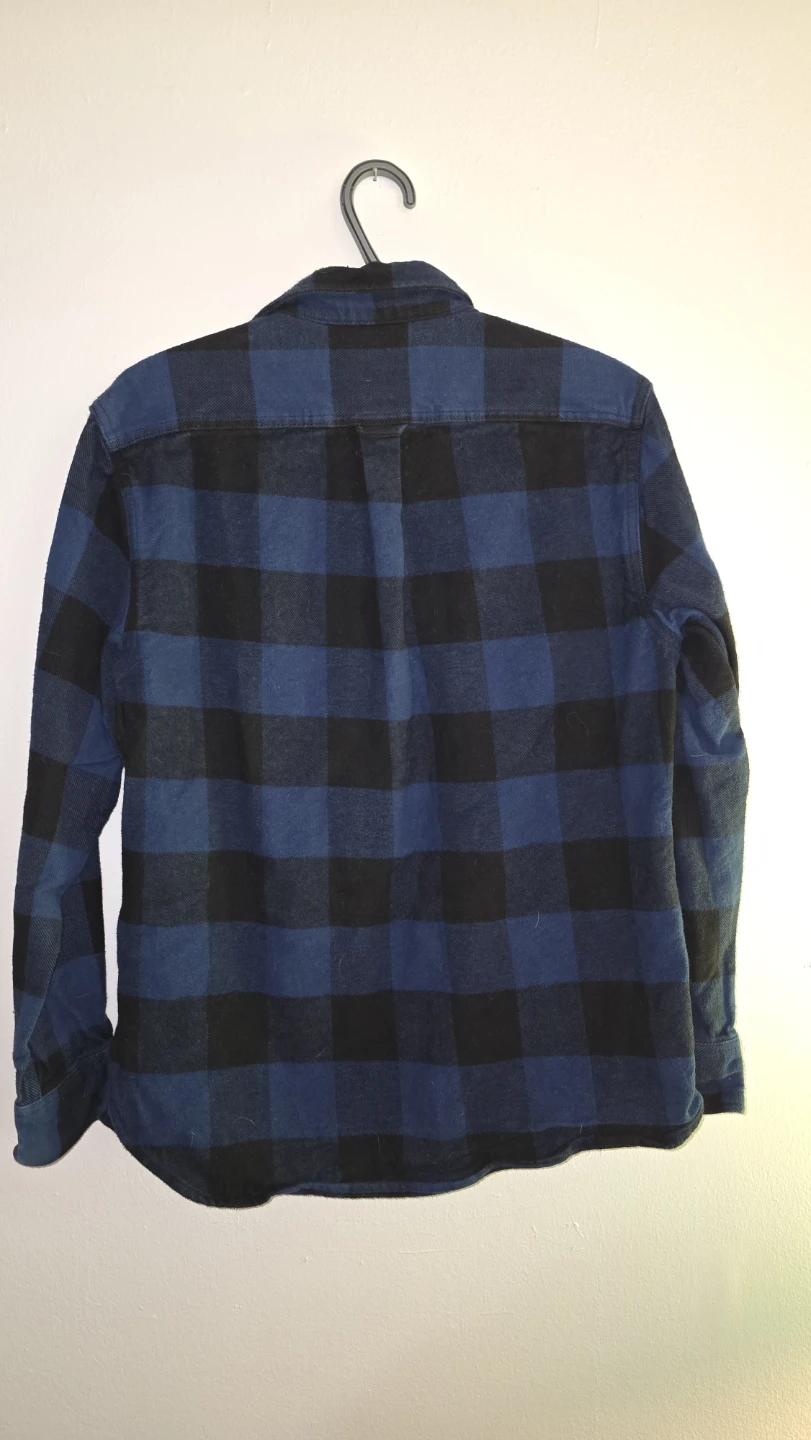 Blue Flannel Button Up Long Sleeve Shirt - photo 3