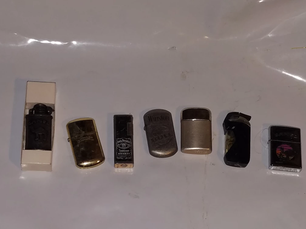 Vintage Lighters: Ronson, Zippo, Jack Daniels