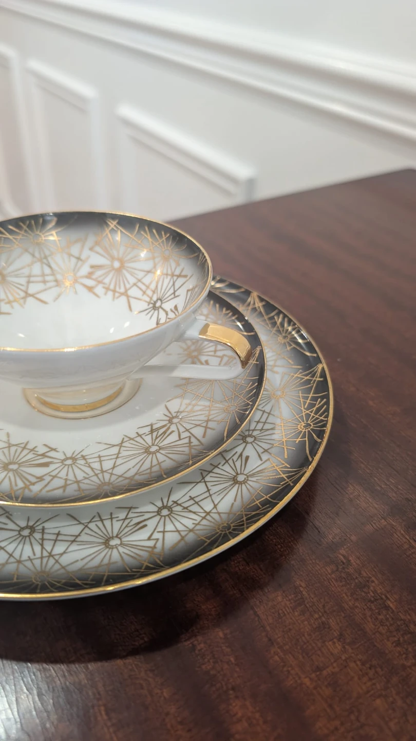 Bavaria Tea Cup, Saucer & Plate Set - photo 3