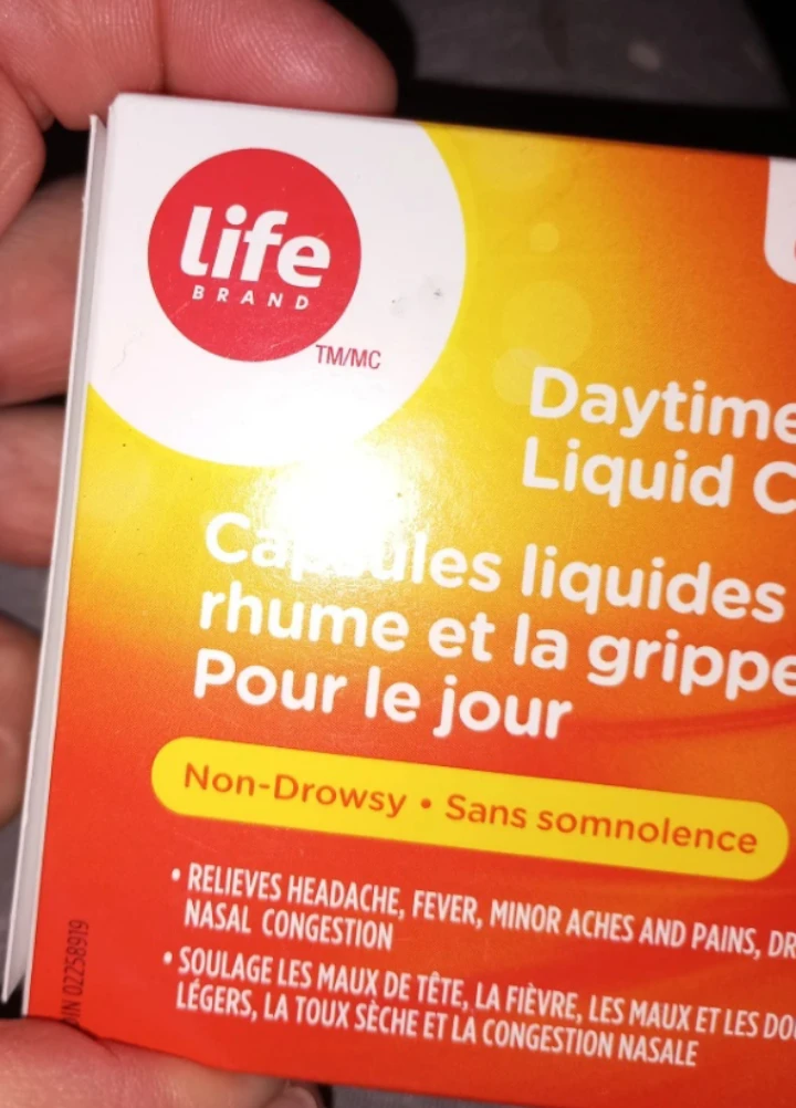 Life Brand Daytime Cold & Flu Liquid Capsules - photo 2