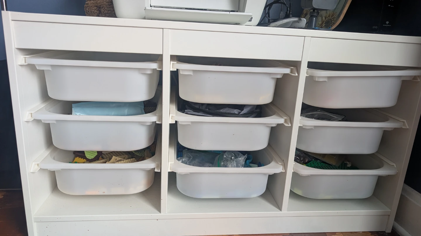 IKEA Kallax Shelf Unit with Inserts