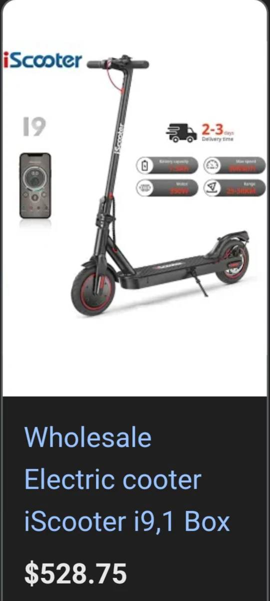 iScooter i9 Electric Scooter