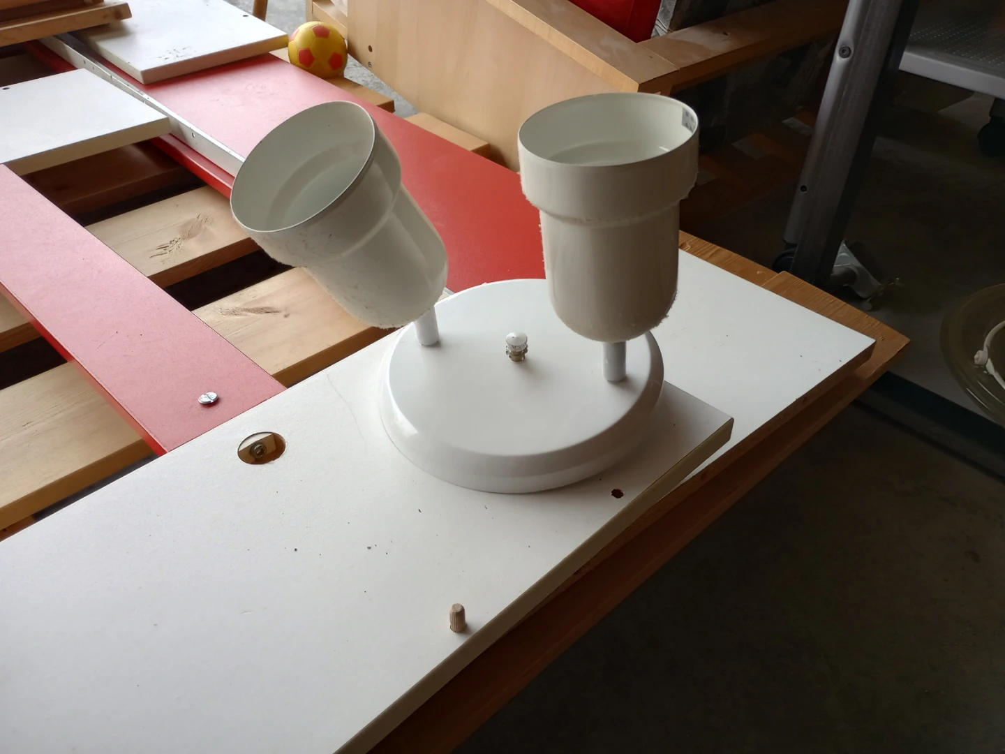 White Track Light Fixture - 75 Watt