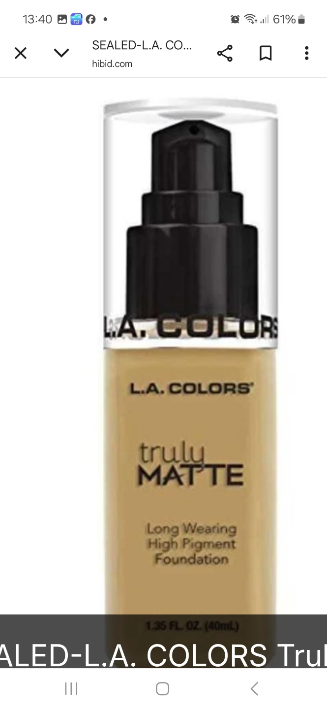 L.A. Colors Truly Matte Foundation
