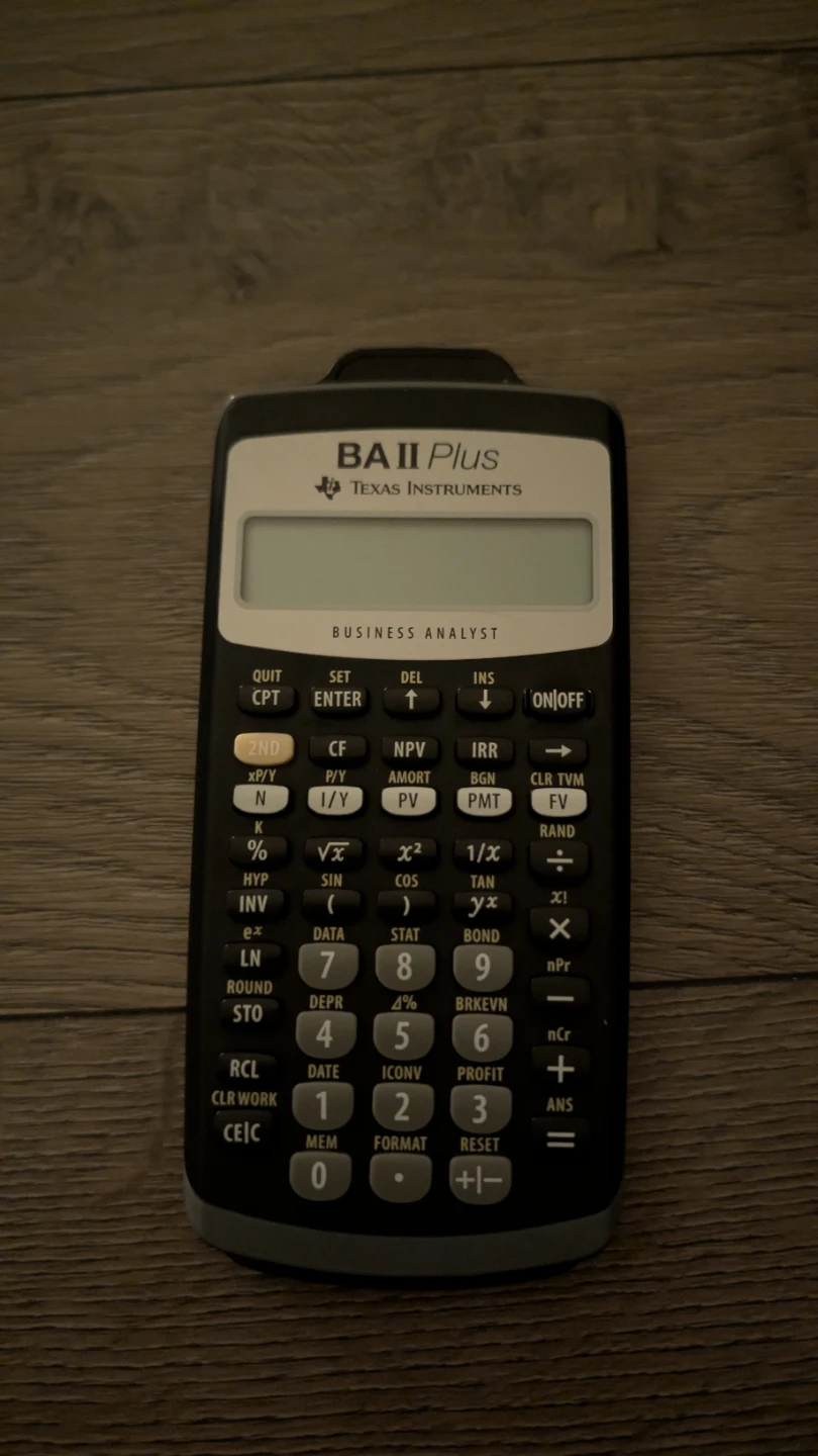 Texas Instruments BA II Plus Calculator