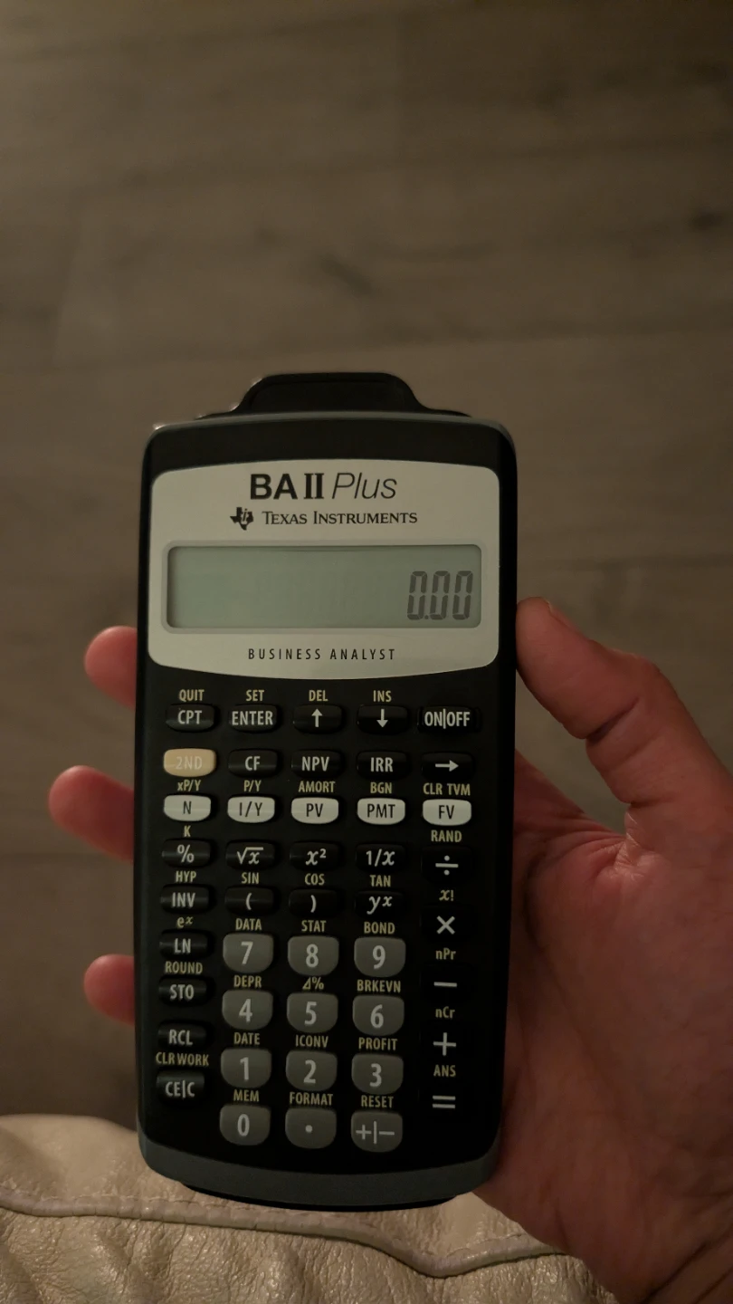 Texas Instruments BA II Plus Calculator - photo 2