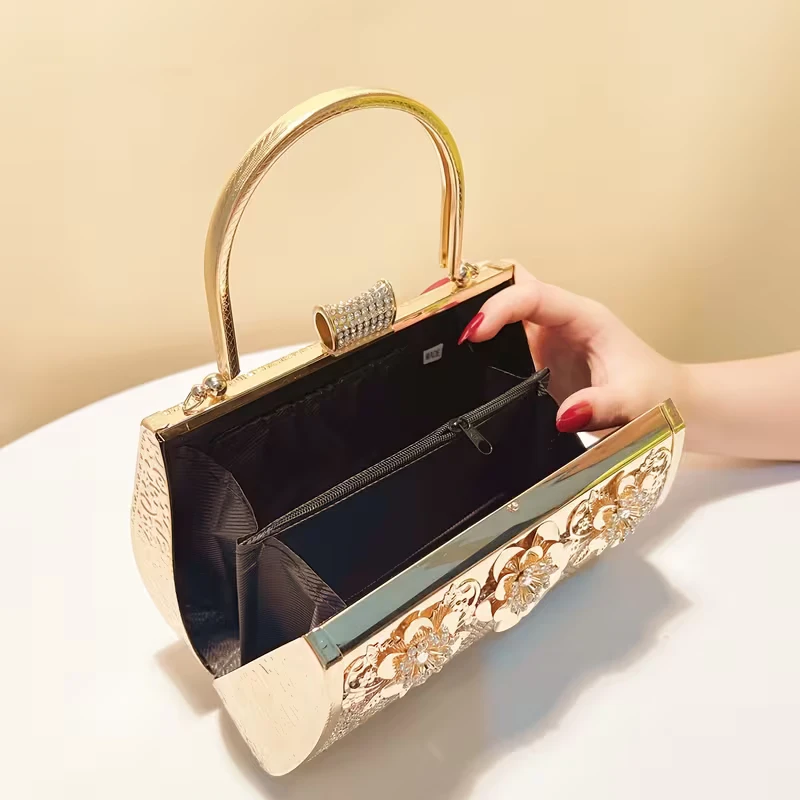 Gold Embellished Clutch Bag - photo 5