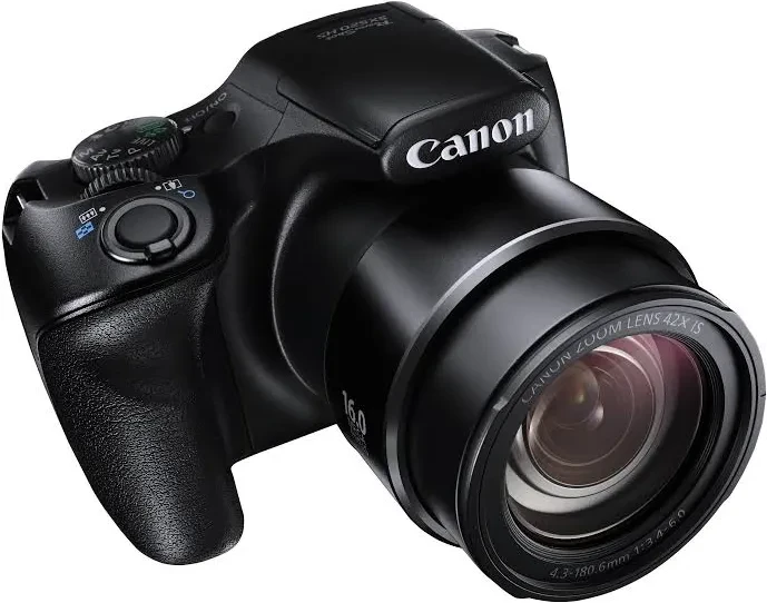 Canon PowerShot SX520 HS Digital Camera - Black - photo 2