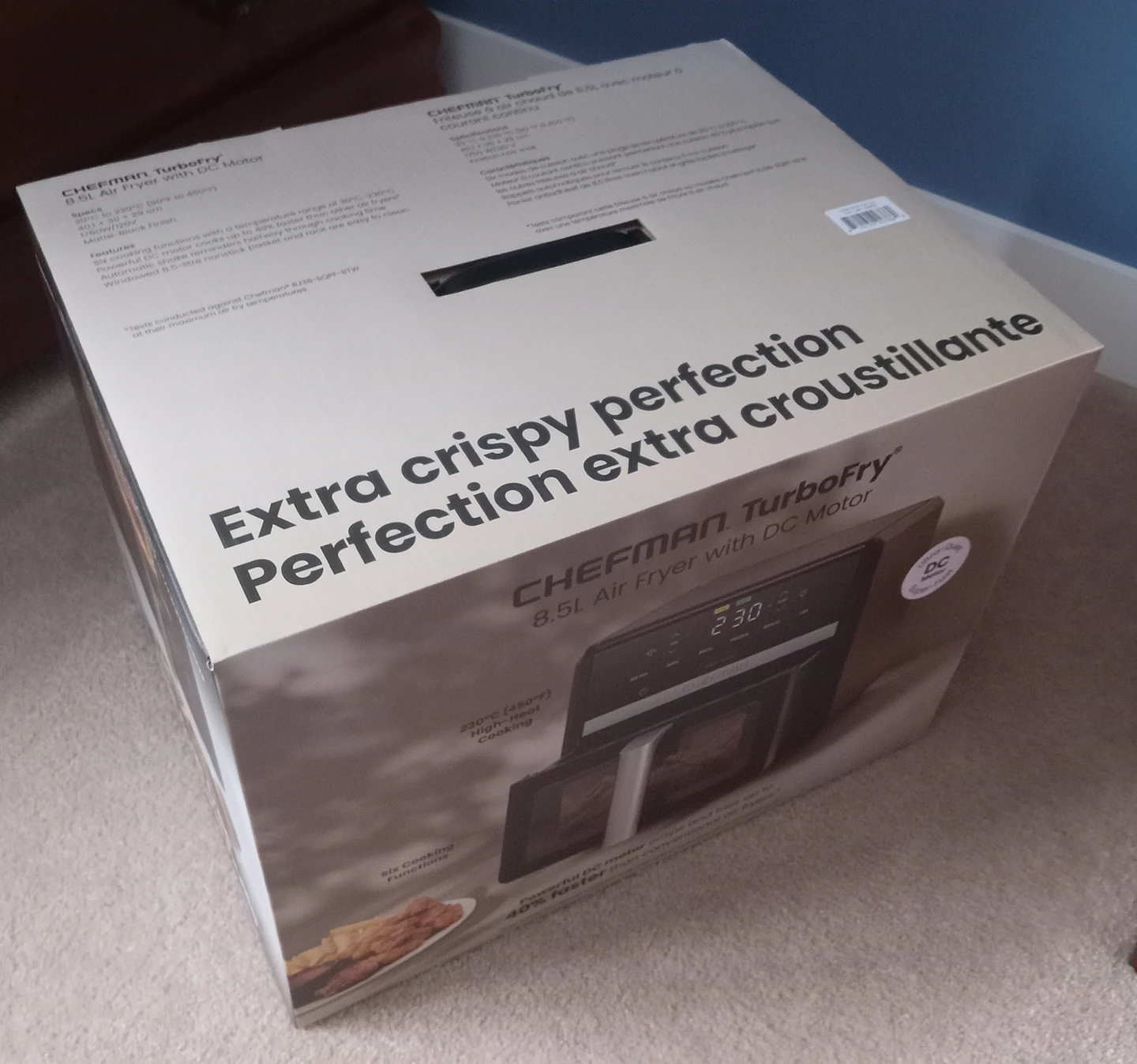 *Brand New*  CHEFMAN 8.5L Air Fryer with DC Motor (Quiet) - photo 3