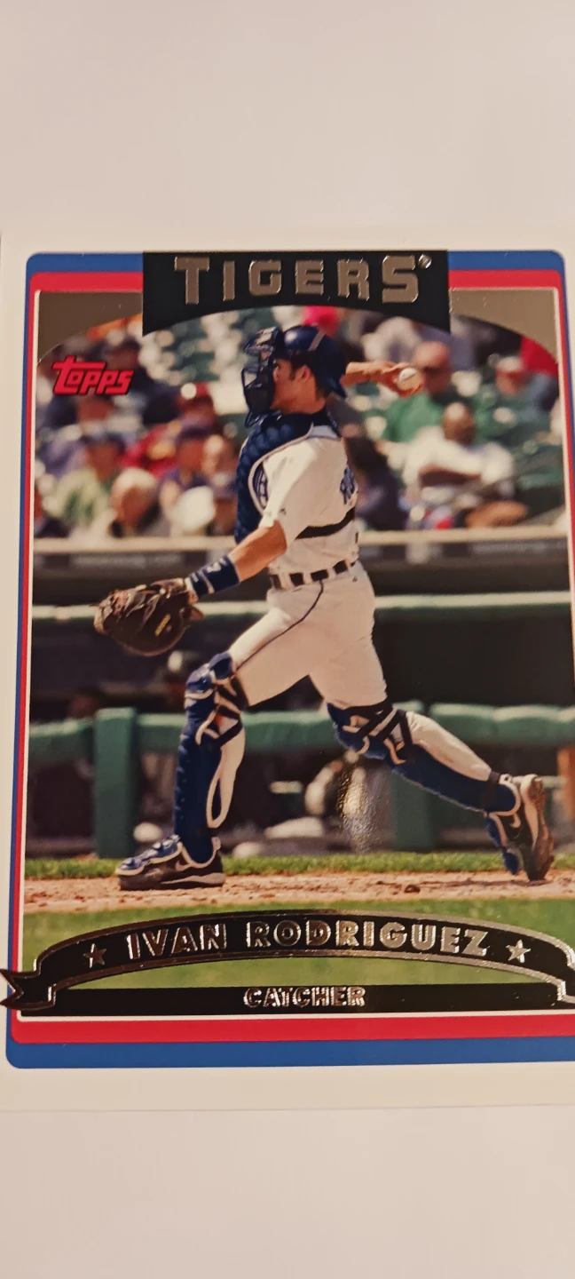Topps Ivan Rodriguez Catcher Baseball Card - photo 2