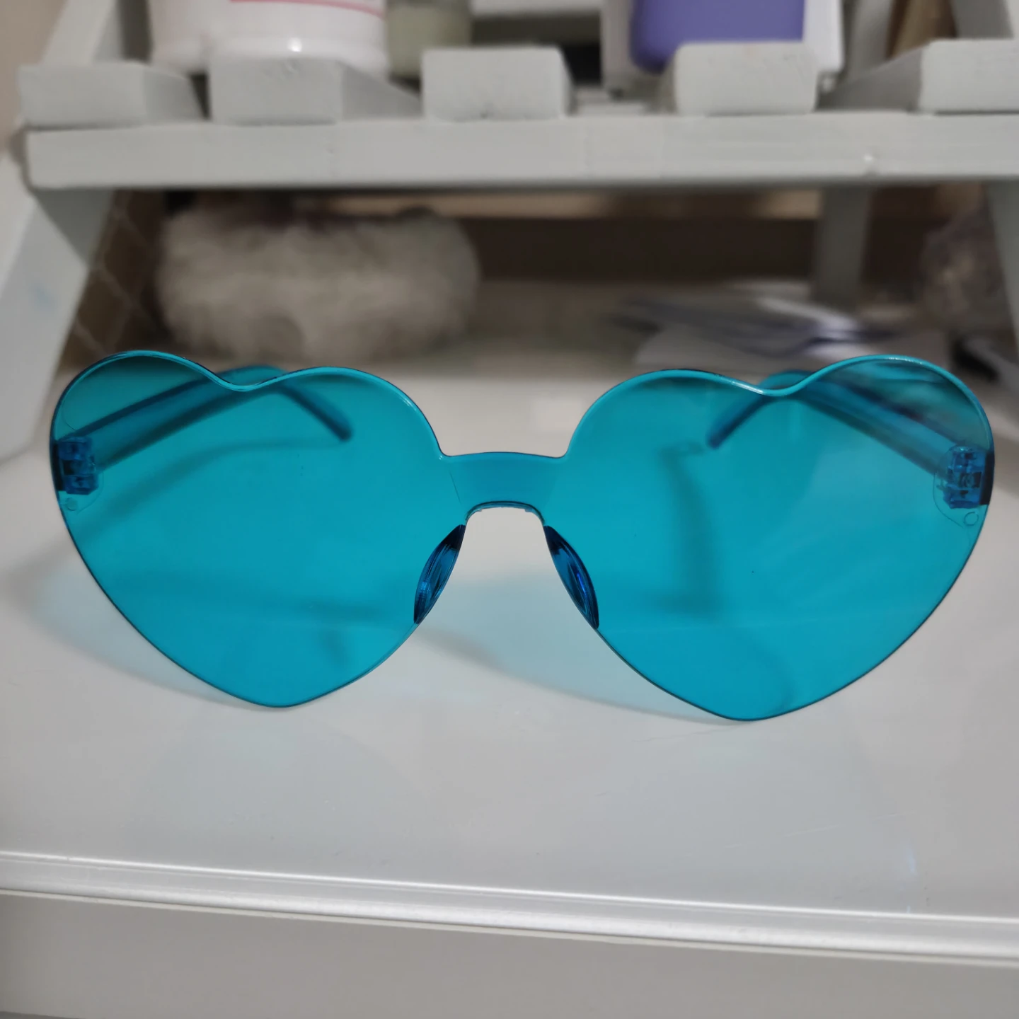 Heart Shaped Sunglasses - Various Colors - photo 2